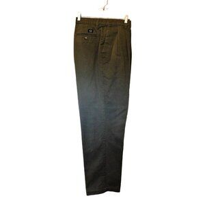 Dockers Khakis Pants 38x31 Gray Chinos Classic Fit Pleated Front 100% Cotton